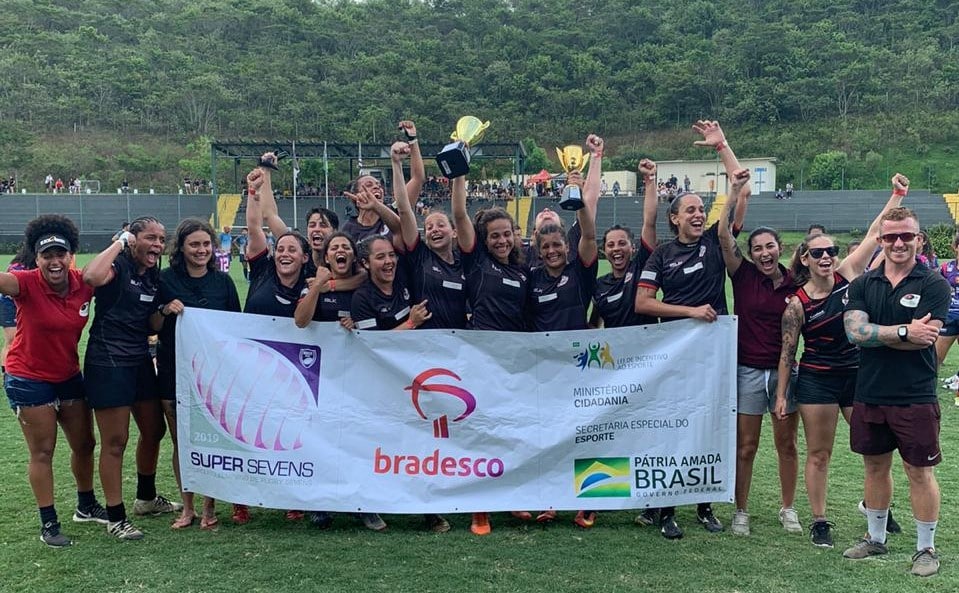 Band Saracens - campeão brasileiro de rugby sevens