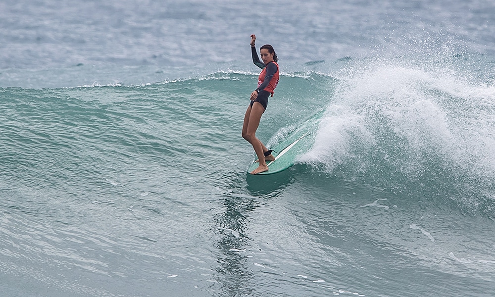 Honolua Bloomfield, no Taiwan Open, última etapa do Mundial de Longboard de surfe