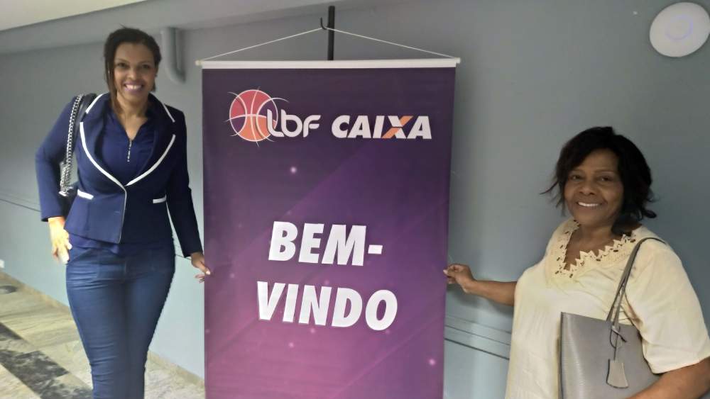Kelly Santos e Lídia Lopes no evento da LBF