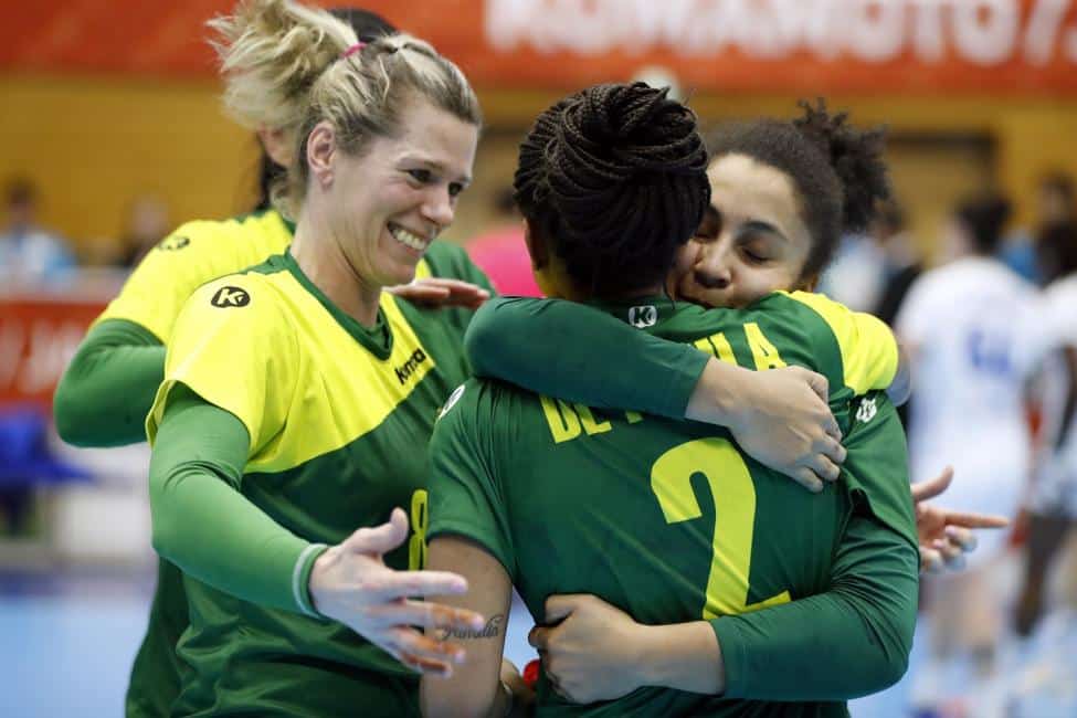 Seleção brasileira contra a França pelo Mundial de Handebol Feminino