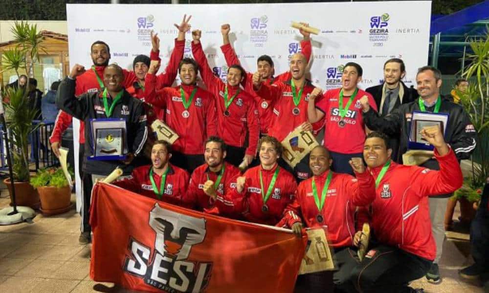Sesi-SP termina o Torneio Internacional de Pólo Aquático em terceiro2