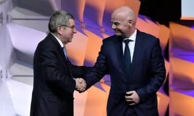 Thomas Bach e Gianni Infantino