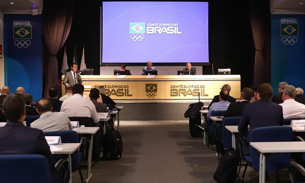 Reunião entre o Comitê Olímpico do Brasil e confederações sobre planejamento estratégico para Tóquio 2020