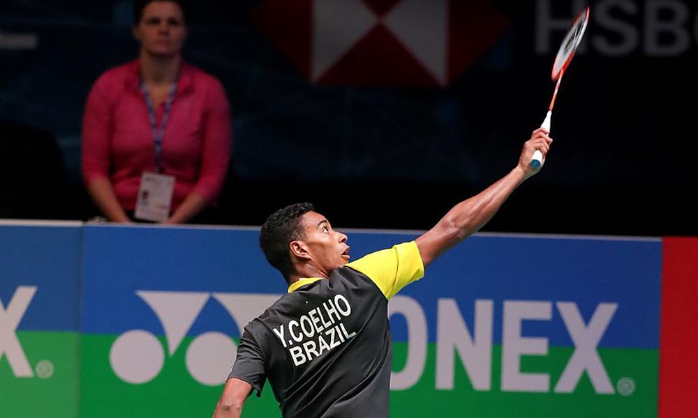 Ygor Coelho ficou na estreia do Super 300 da Tailândia de badminton
