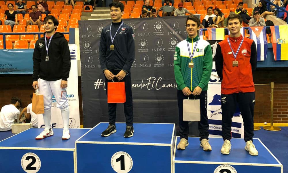 Paulo Morais Pan-Americano cadete e juvenil de esgrima
