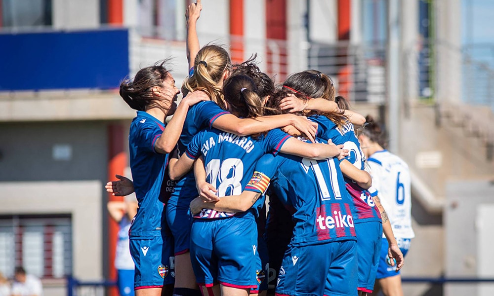 Levante fez 6 a 2 no Granadilla Tenerife em jogo com três brasileiras em ação pelo Campeonato Espanhol de futebol feminino