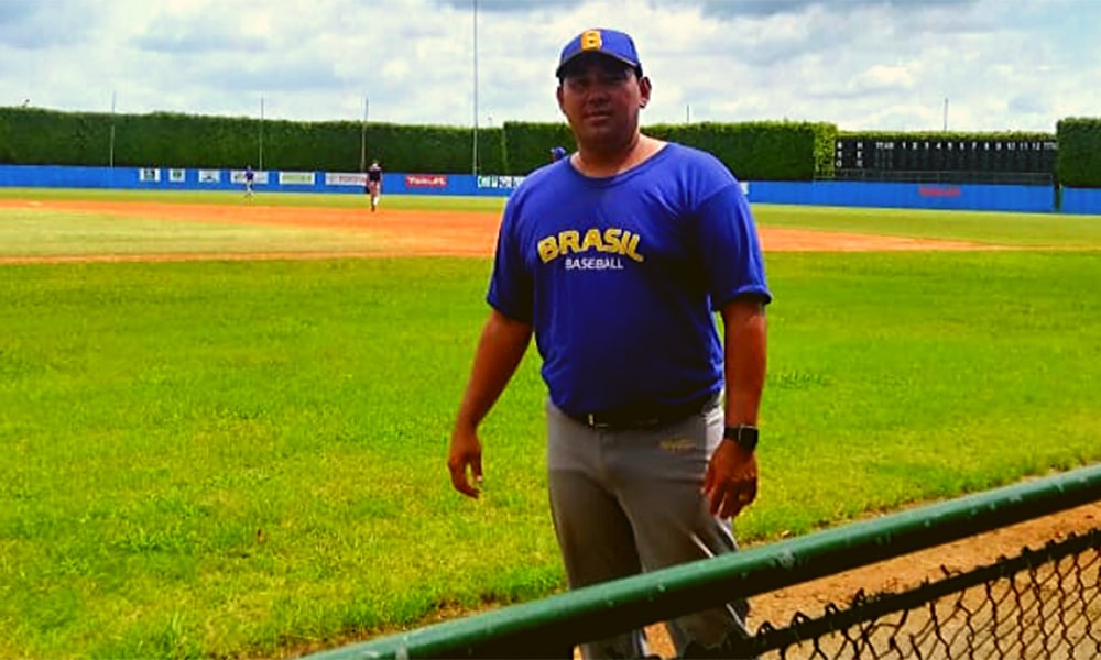 Rafael Motooka, da seleção brasileira de beisebol Sub-23