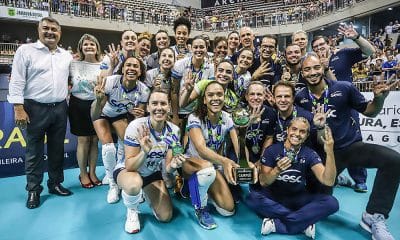 Sesc-RJ é destaque no fim de semana olímpico com o título da Copa do Brasil de vôlei feminino