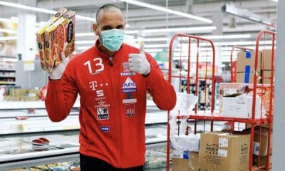 coronavírus Time de Rogério Moraes ajuda a reabastecer supermercado Vészprem