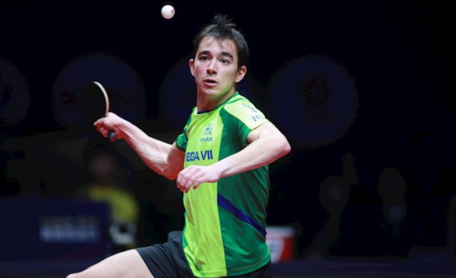 Calderano foi absoluto no primeiro jogo do Aberto do Qatar. Foto de Arquivo: ITTF.