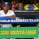 Barry Larkin comandando a seleção brasileira de beisebol Brasil nas Eliminatórias do WBC
