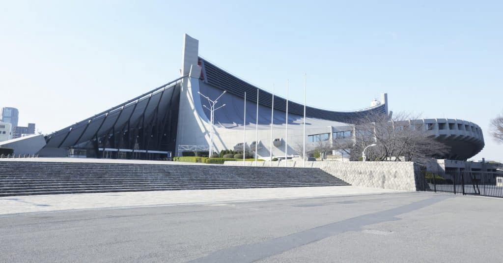 Estádio Nacional de Yoyogi Jogos Paralímpicos de Tóquio badminton rúgbi em cadeira de rodas