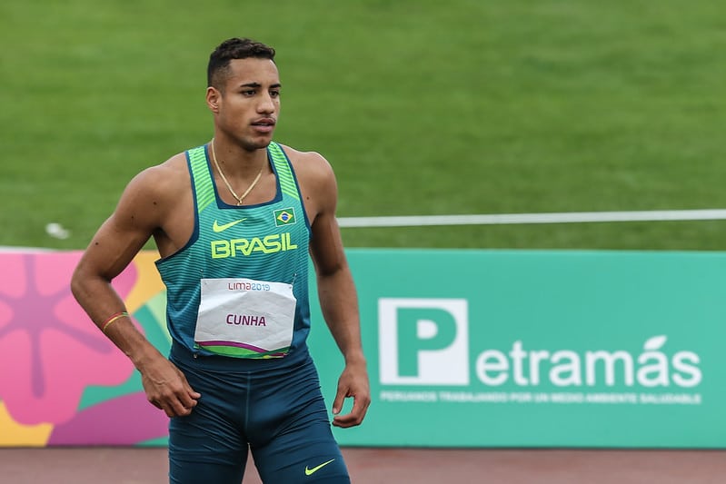 Almir Júnior, do salto triplo e atletismo, decidiu tirar férias por conta dos adiamento das competições por conta do coronavírus e já pensa em 2021