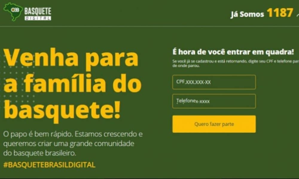Plataforma do Basquete Brasil Digital, da CBB, irá aproximar fãs do esporte