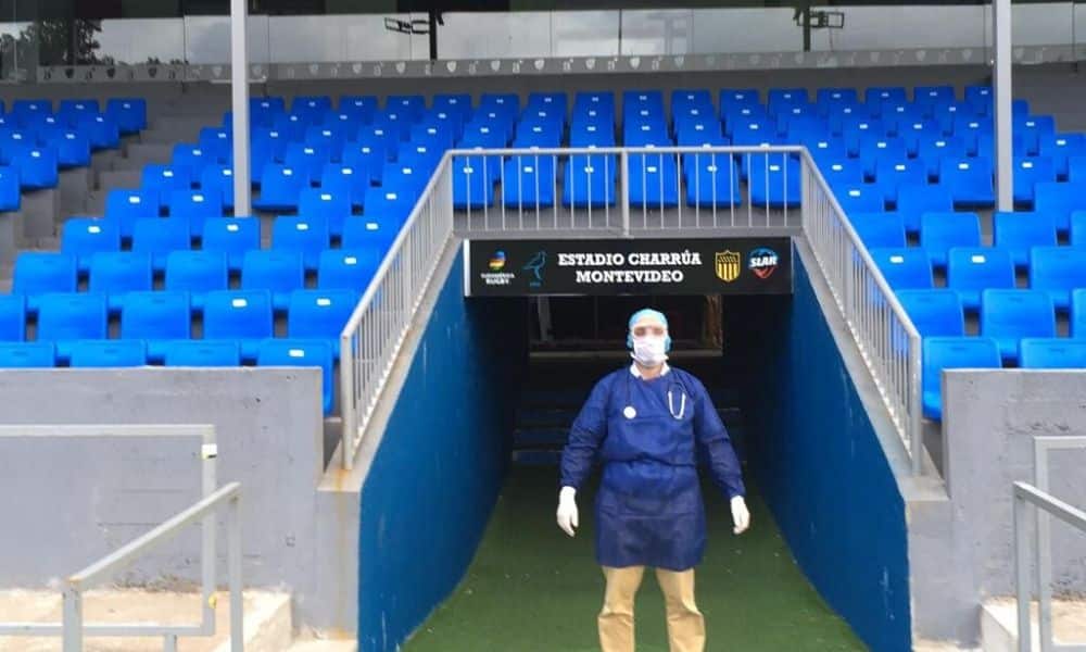 Estádio Charrúa, Uruguai, também atenderá pacientes com coronavírus