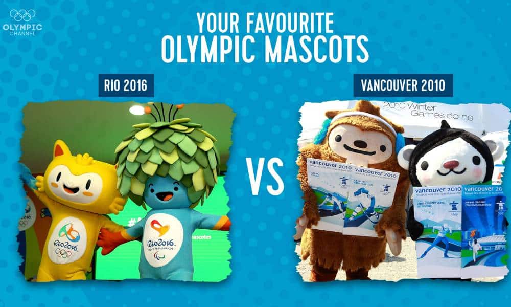 Vinicius e Tom mascotes Rio 2016 votação