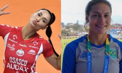 Baby Futuro, do rúgbi, e Jaqueline, do Vôlei, relembraram as Olimpíadas do Rio de Janeiro