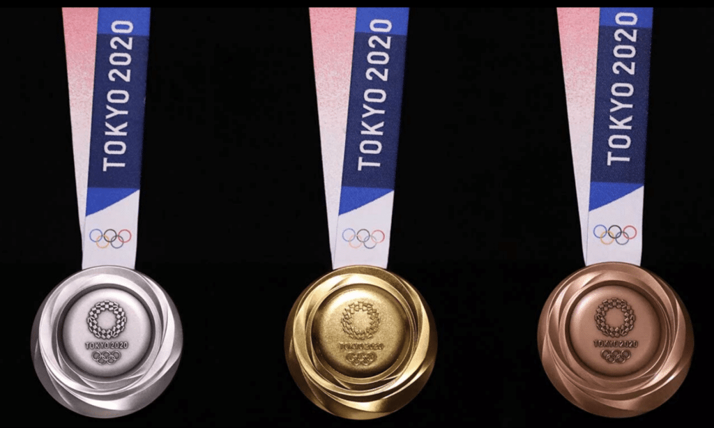 quadro de Medalhas dos jogos olímpicos de Tóquio 2020