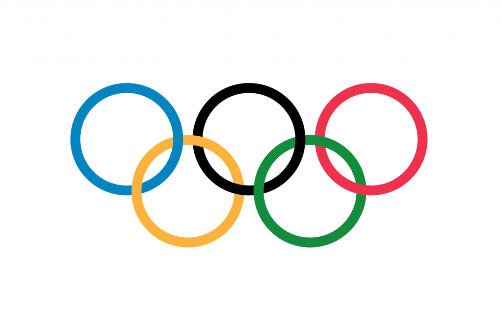 bandeira olímpica desenho