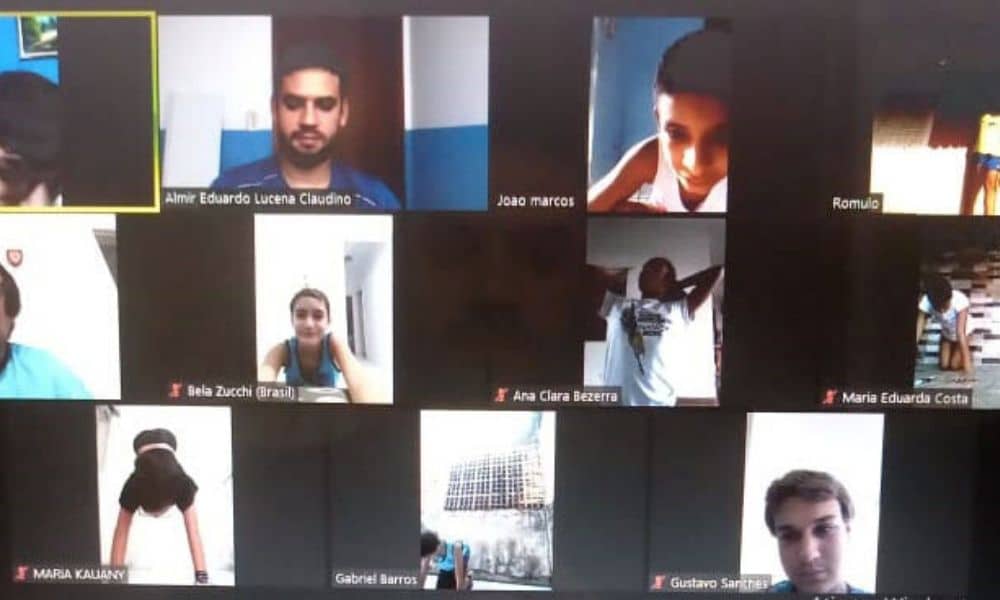 Aulas por vídeo e disputas mantêm os pentatletas motivados durante a pandemia