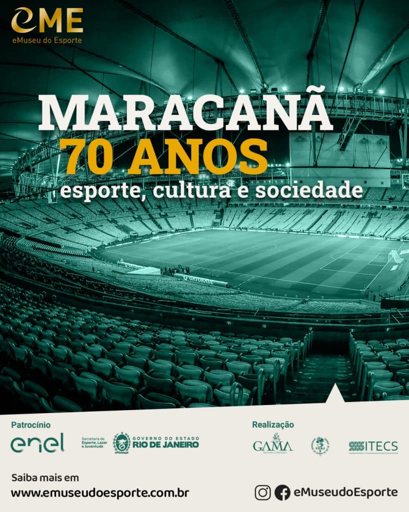 No aniversário de 70 anos do Maracanã, o eMuseu do Esporte estreia uma exposição virtual sobre o estádio e relembra a Olimpíada Rio-2016