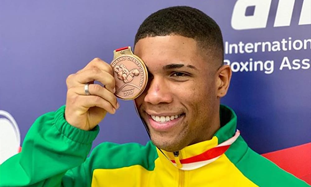 Hebert Conceição disputará a categoria médio (até 75kg) no boxe masculino nos Jogos Olímpicos de. Tóquio 2020 