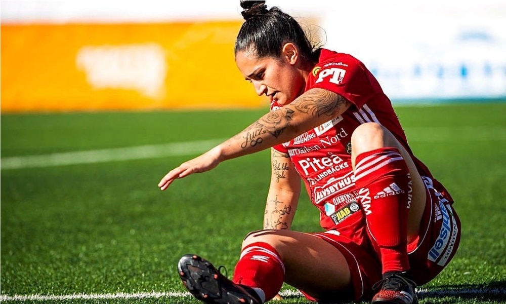 Fernandinha - Pitea - Campeonato Sueco de futebol feminino