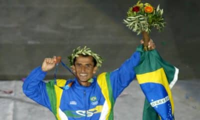 Vanderlei Cordeiro de Lima Brasileiro Medalha Bronze Atenas-2004