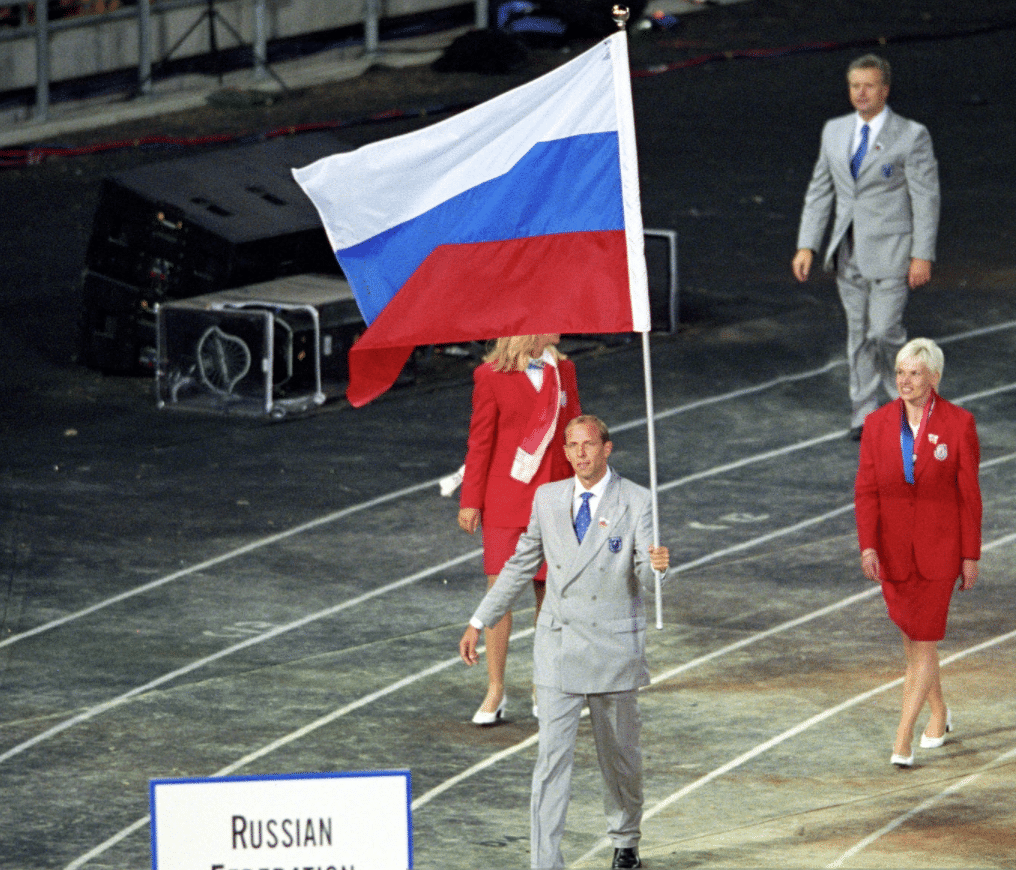 Andrey LAvrov foi porta bandeira da Rússia em 2000