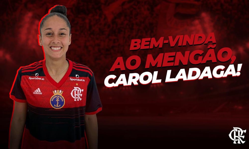 Carol Ladaga Flamengo futebol feminino