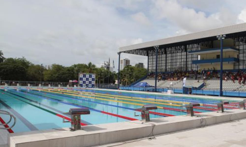 Parque Aquático Santos Dumont Boa Viagem Pernambuco Torneio FAP natação brasileira volta