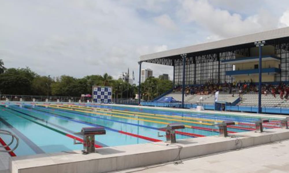 Parque Aquático Santos Dumont Boa Viagem Pernambuco Torneio FAP natação brasileira volta