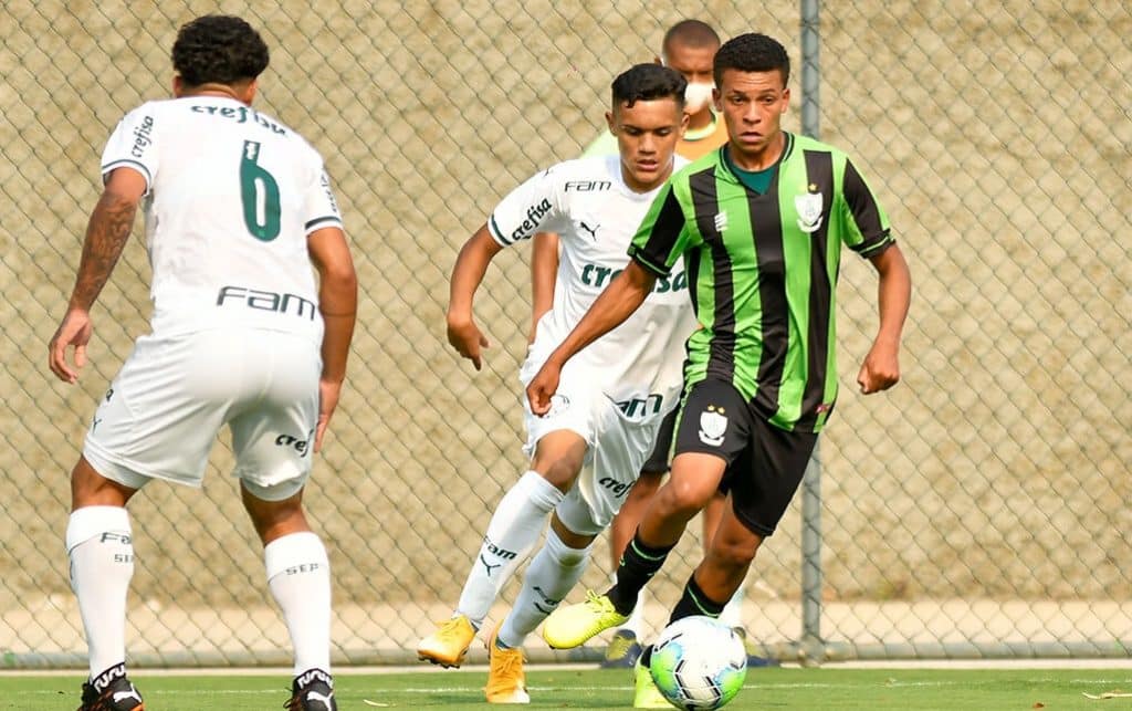 América-MG empata com o Palmeiras em 1 a 1 pelo Campeonato Brasileiro sub-17