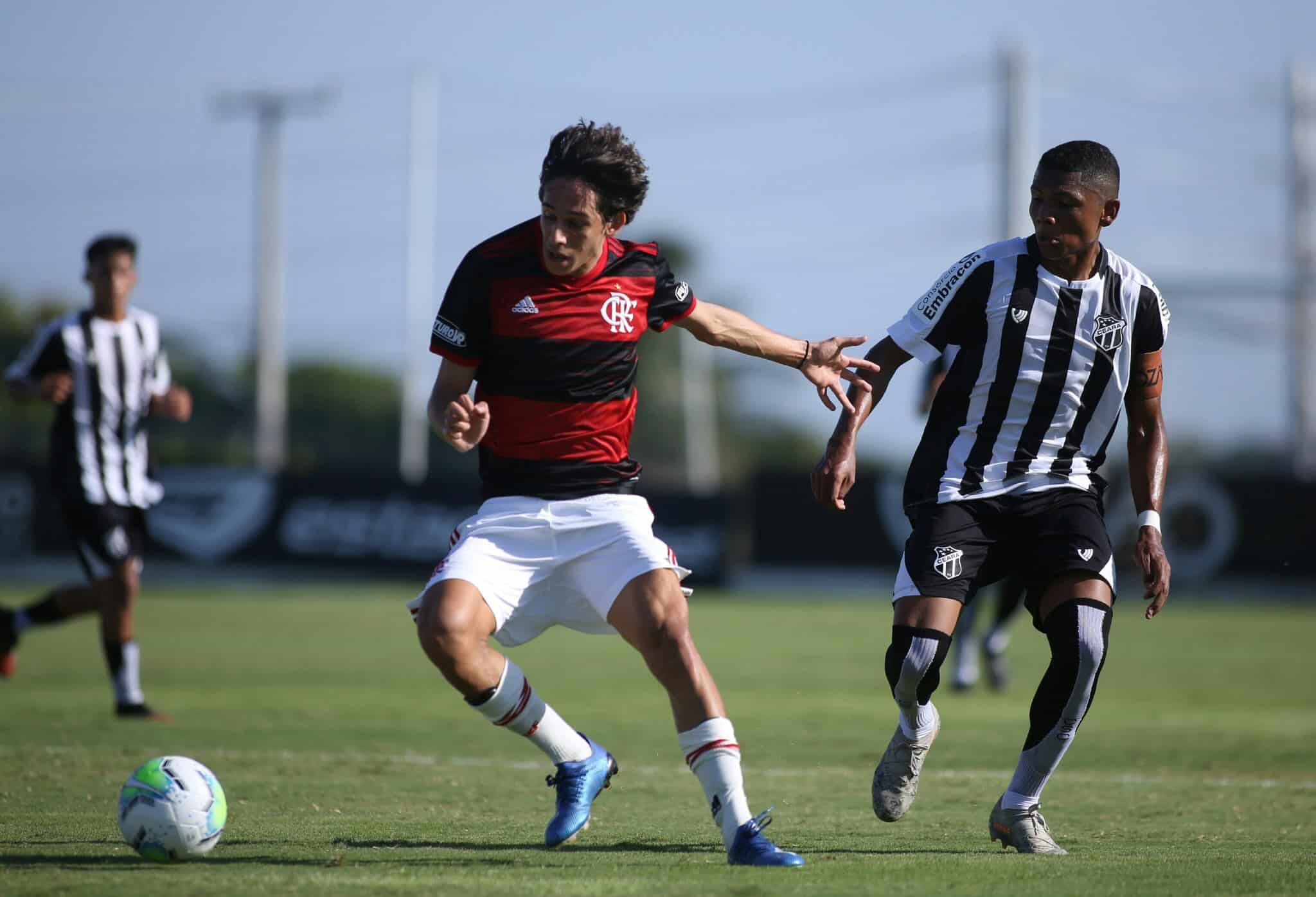 Flamengo e Ceará ficaram no empate em 2 a 2 no Brasileiro sub-17