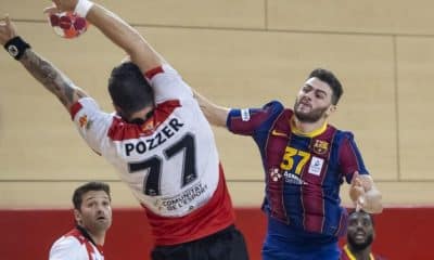 Barcelona - Haniel Langaro - Thiagus Petrus - Alex Pozzer - Puerto Sagunto - Campeonato Espanhol de handebol