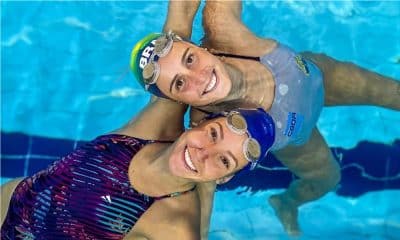 Luisa Borges - Laura Micucci - Maria Bruno - Pré-Olímpico de Nado Artístico O Brasil participará do Pré-Olímpico de nado artístico