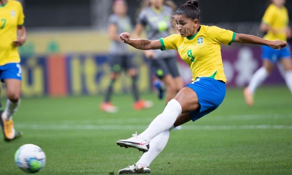 Brasil x Equador - Amistoso de futebol feminino