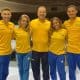 Seleção de ginástica de trampolim - Alice Gomes - Camilla Gomes - Rayan Dutra - Missão Europa