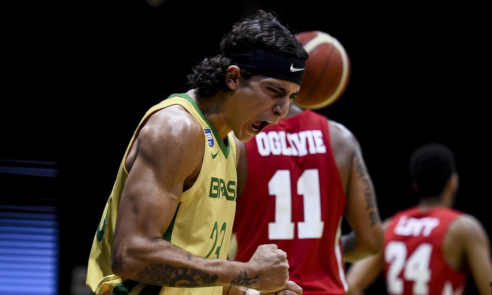 Caio Pacheco estreia bem e lidera Brasil em vitória sobre Panamá bahia basket assistências liga argentina