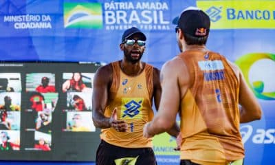 Evandro e Bruno Schmidt vôlei de praia masculino Jogos Olímpicos de Tóquio 2020