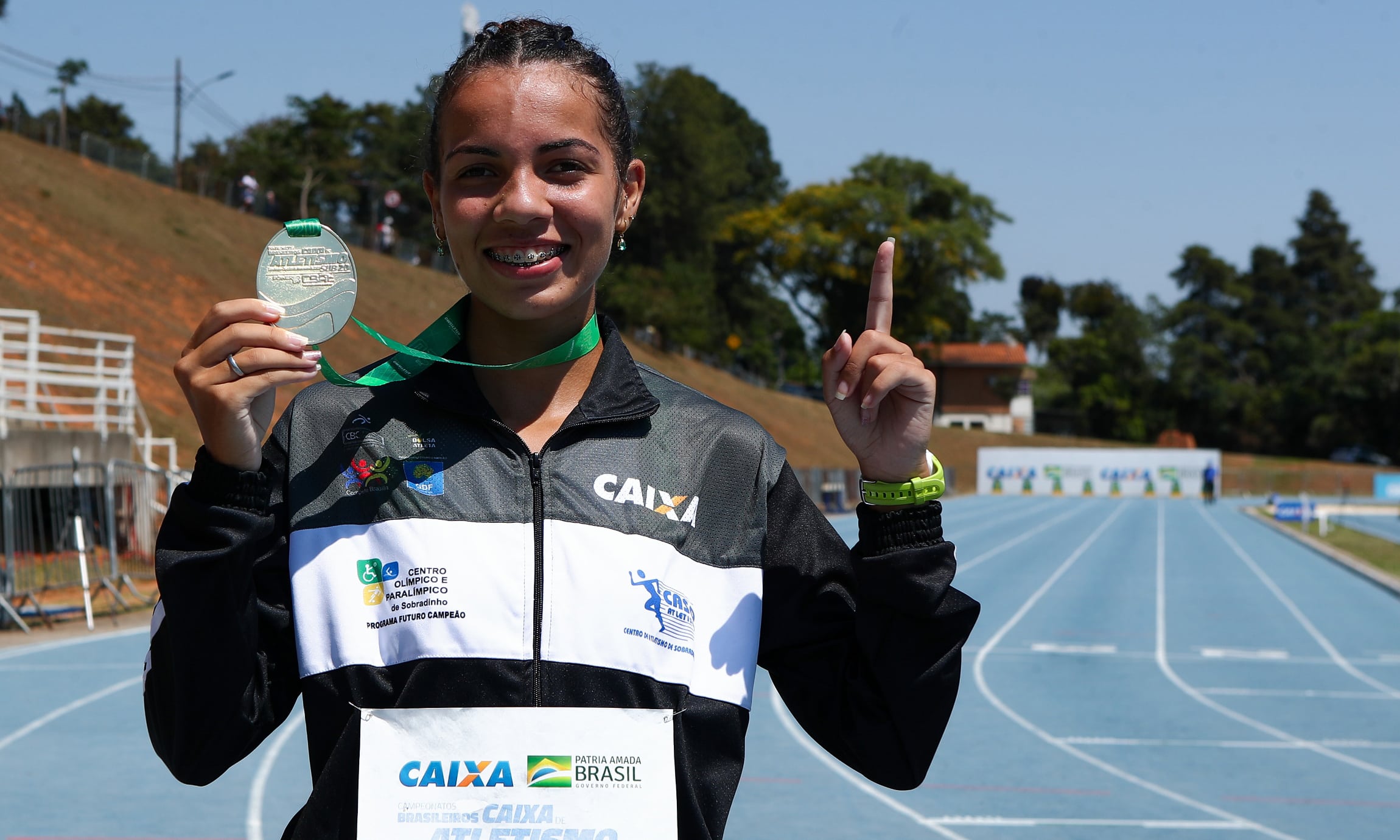 Gabriela Muniz marcha atlética campeã bicampeã brasileiro sub-20 de atletismo