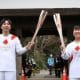 revezamento tocha olímpica japão