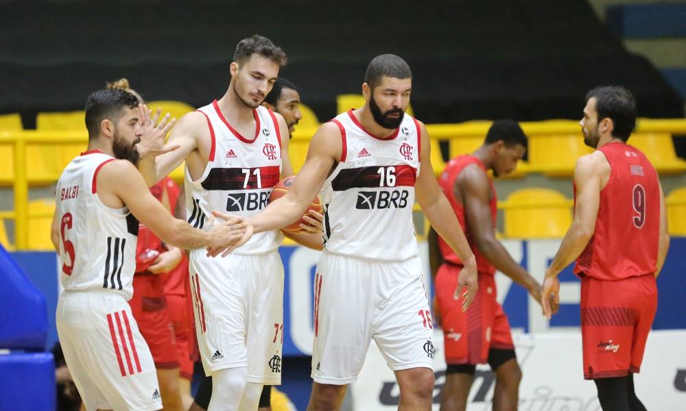 O Flamengo lidera o NBB de forma isolada com 88,8% de aproveitamento dos pontos (LNB/Divulgação)