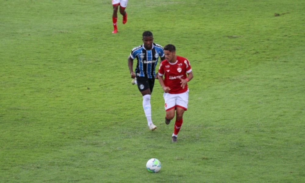 O Grêmio derrotou o Vila Nova fora de casa pelo Brasileiro de Aspirantes (Douglas Monteiro/Vila Nova-GO)