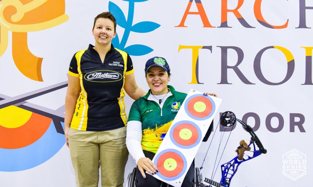 Jane Karla é a atual campeã Parapan-Americana no Tiro com Arco (World Archery/Divulgação)