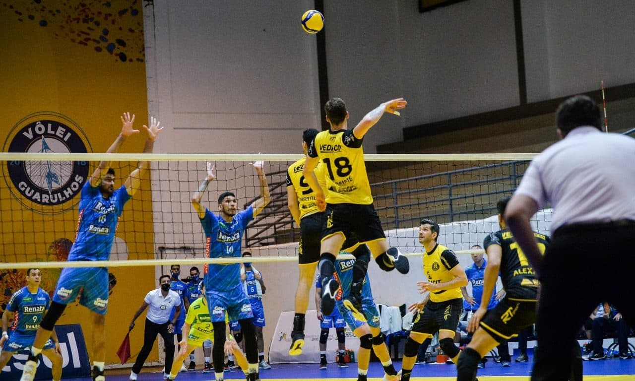 Vôlei Guarulhos Blumenau Superliga masculina ao vivo Vôlei Renata x Vôlei Guarulhos