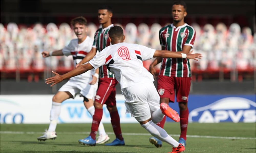 Talles gol São Paulo Fluminense Campeonato Brasileiro Sub-17 ao vivo futebol 