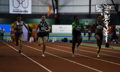 Rosangela Santos ouro Meeting Indoor Moudeville 60 m rasos