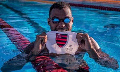 Matheus Santana natação flamengo reforço tóquio 2020 troféu maria lenk