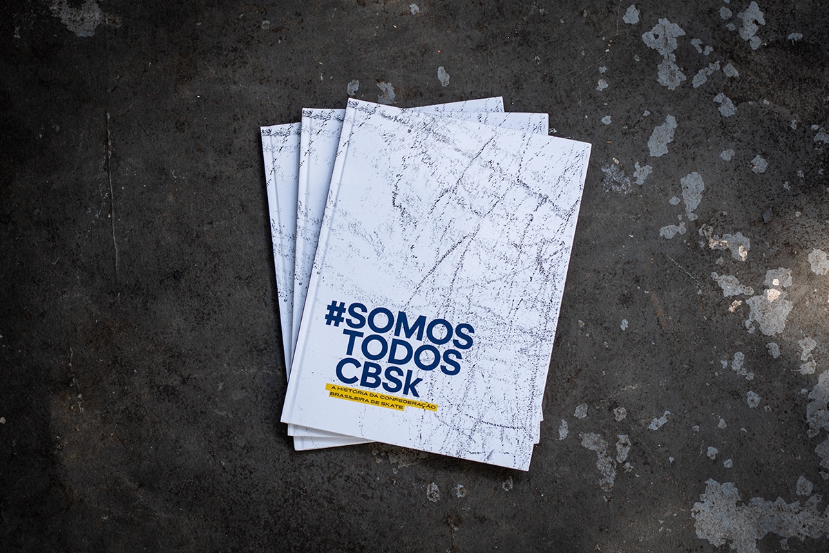 Livro sobre a história da Confederação Brasileira de SKate #SomosTodosCBSK
